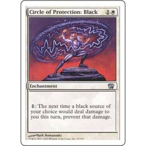 Circle of Protection: Black (foil) | 8th Edition