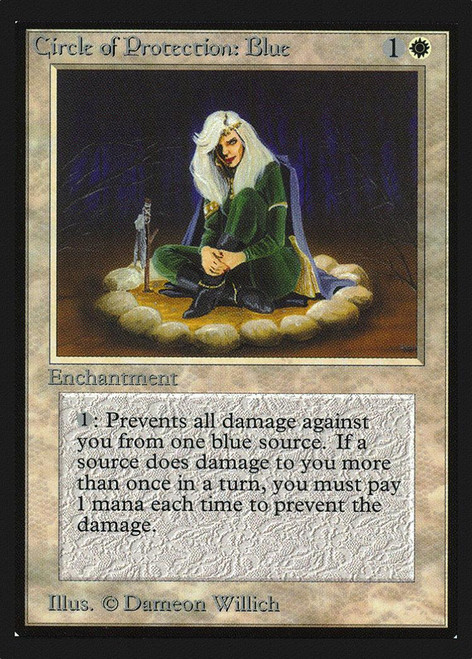 Circle of Protection: Blue (Not Tournament Legal)