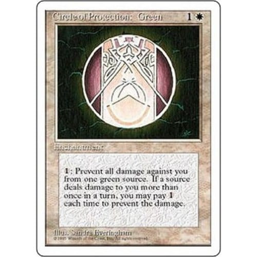 Circle of Protection: Green | 4th Edition