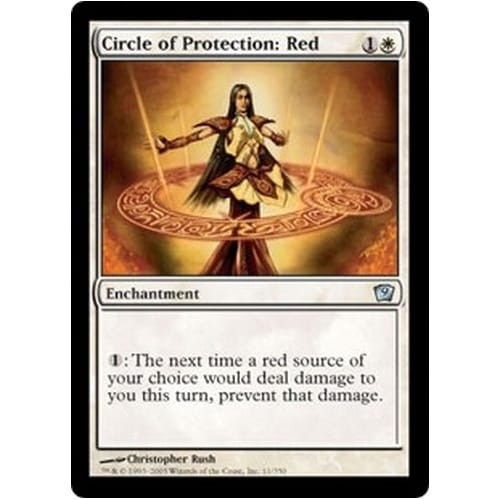 Circle of Protection: Red (foil) | 9th Edition