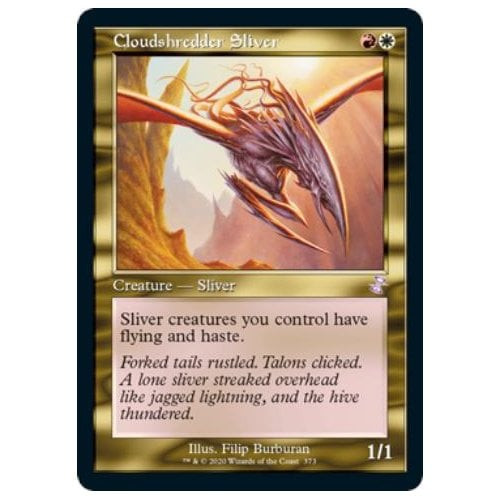 Cloudshredder Sliver (foil) | Time Spiral Remastered