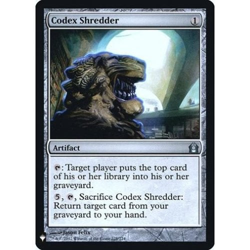Codex Shredder (foil)