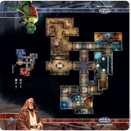 Star Wars: Imperial Assault - Anchorhead Cantina Skirmish Map