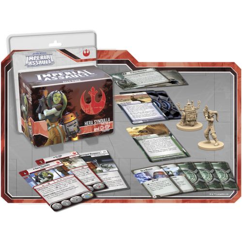 Star Wars: Imperial Assault - Hera Syndulla and C1-10P Ally Pack