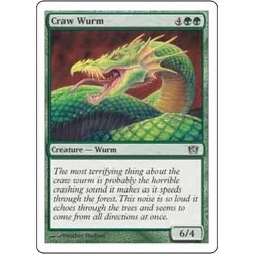 Craw Wurm (foil) | 8th Edition