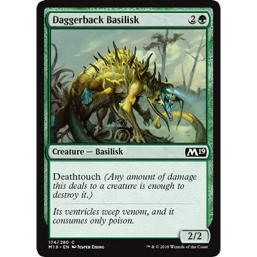 Daggerback Basilisk (foil) | Core Set 2019