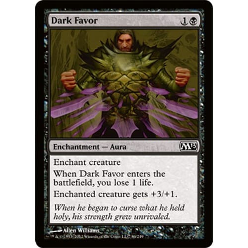 Dark Favor (foil) | Magic 2013 Core Set