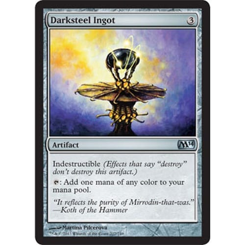 Darksteel Ingot (foil)