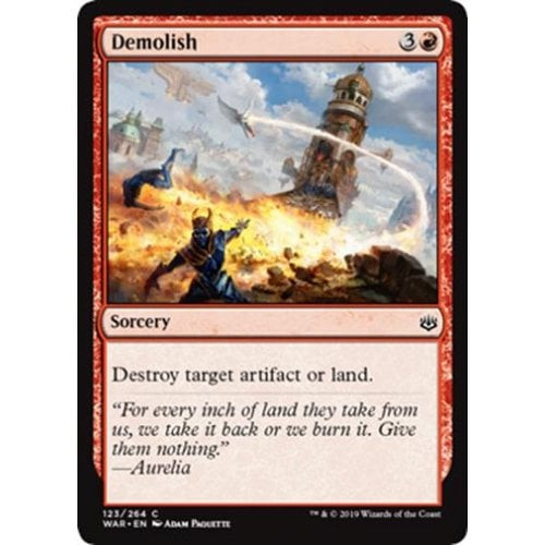 Demolish (foil) | War of the Spark