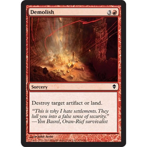 Demolish (foil) | Zendikar