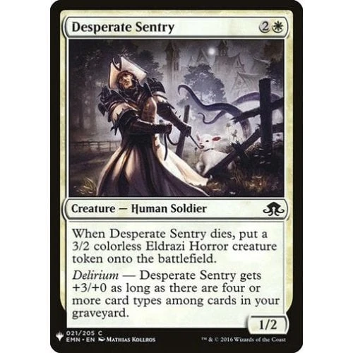 Desperate Sentry