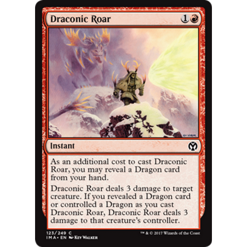 Draconic Roar (Foil) | Iconic Masters