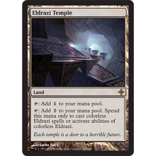 Eldrazi Temple (foil) | Rise of the Eldrazi