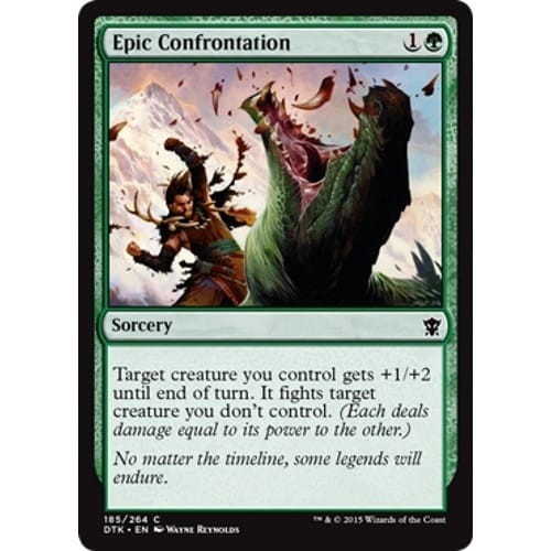 Epic Confrontation (foil) | Dragons of Tarkir