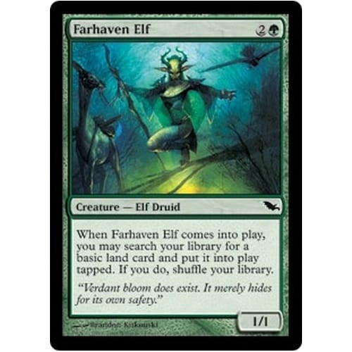 Farhaven Elf (foil) | Shadowmoor