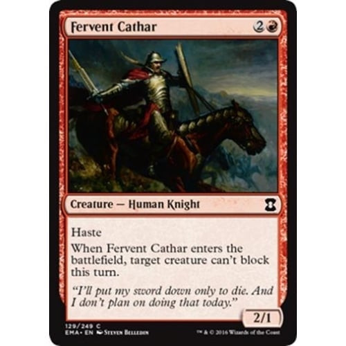 Fervent Cathar (foil) | Eternal Masters