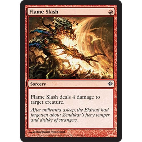 Flame Slash (foil) | Rise of the Eldrazi