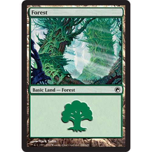 Forest (#246) (foil) | Scars of Mirrodin