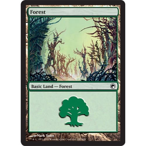 Forest (#247) | Scars of Mirrodin