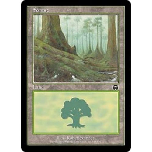 Forest (#348) (foil) | Mercadian Masques