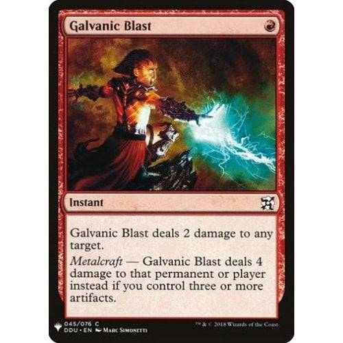 Galvanic Blast | Mystery Booster