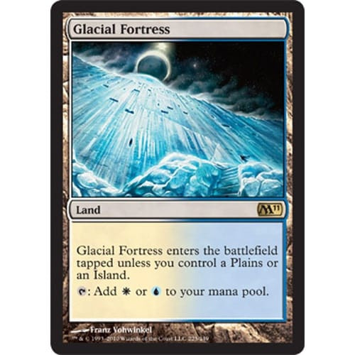 Glacial Fortress  (foil) | Magic 2011 Core Set