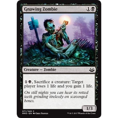 Gnawing Zombie (foil) | Modern Masters 2017 Edition