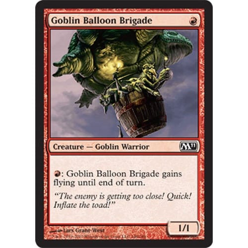 Goblin Balloon Brigade  (foil) | Magic 2011 Core Set