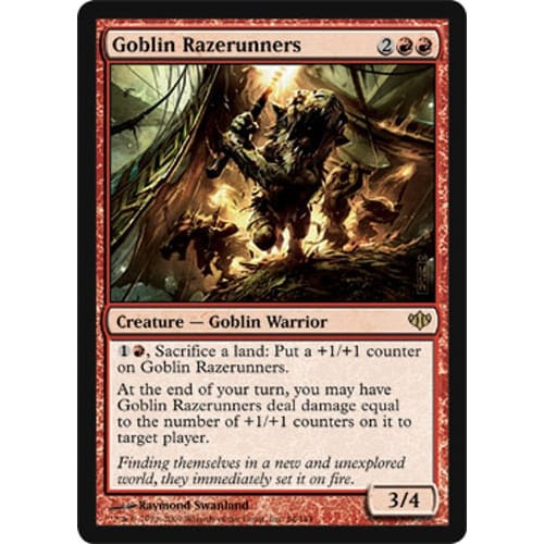 Goblin Razerunners (foil) | Conflux