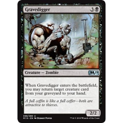 Gravedigger (foil) | Core Set 2019
