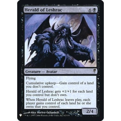 Herald of Leshrac (foil)