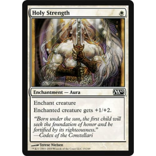 Holy Strength (foil) | Magic 2010 Core Set