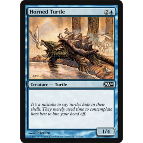 Horned Turtle (foil) | Magic 2010 Core Set