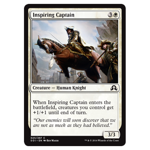Inspiring Captain (foil) | Shadows Over Innistrad