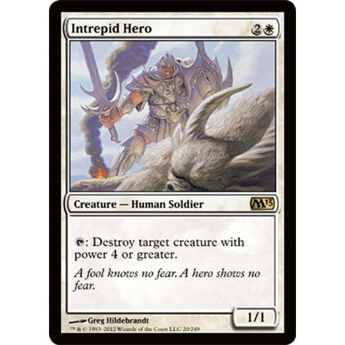 Intrepid Hero (foil) | Magic 2013 Core Set