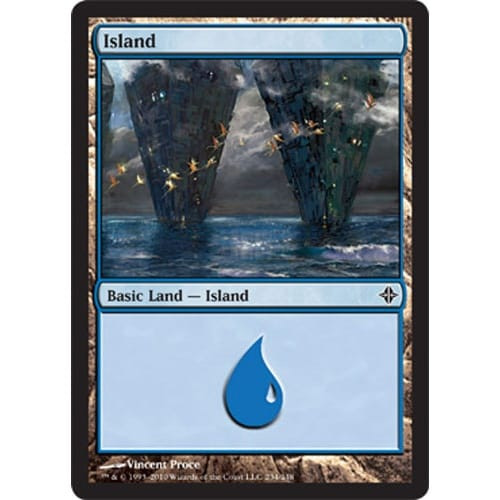 Island (#234) (foil) | Rise of the Eldrazi