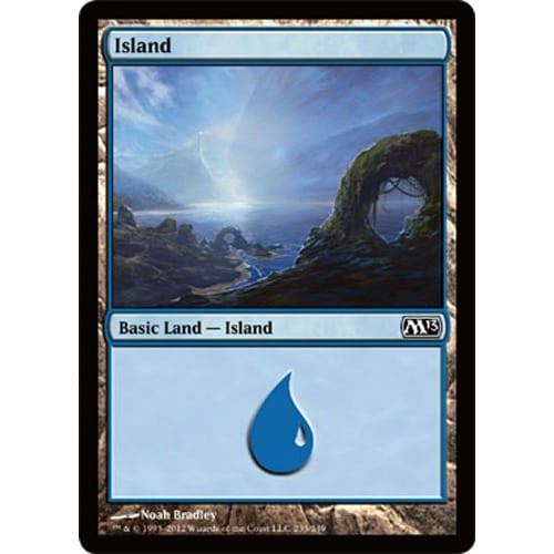 Island (#235) (foil) | Magic 2013 Core Set