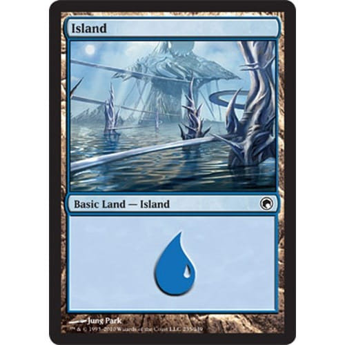 Island (#235) (foil) | Scars of Mirrodin