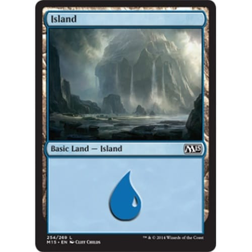 Island (#254) (foil)