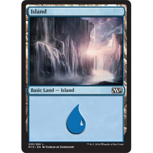 Island (#255) (foil)