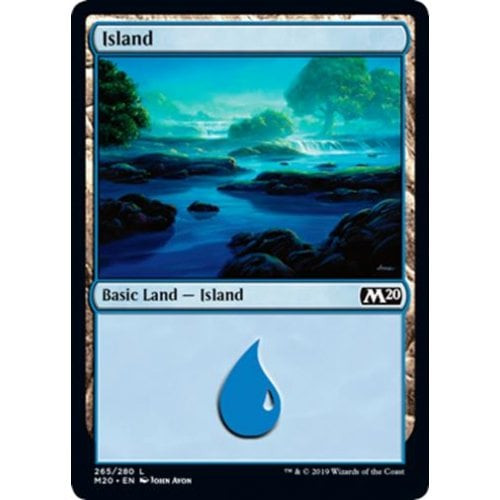 Island (#265) (foil) | Core Set 2020