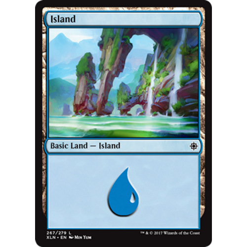 Island (#267) (foil) | Ixalan