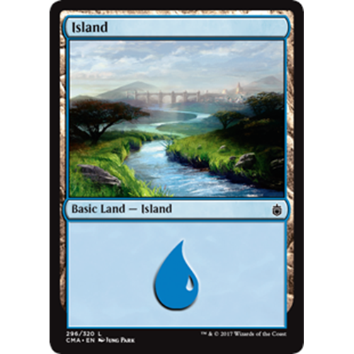 Island #296 | Commander Anthology