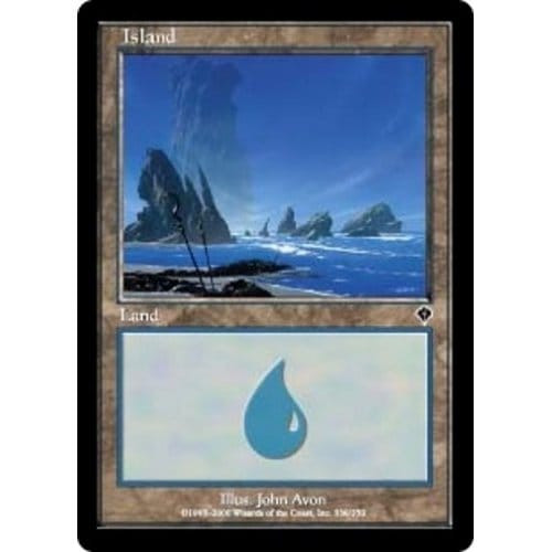 Island (#336) (foil)