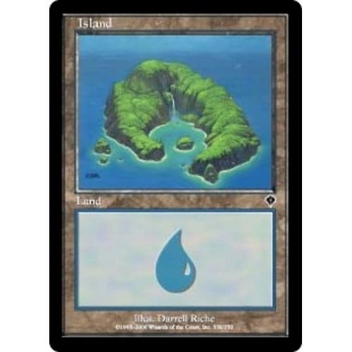 Island (#338) (foil)