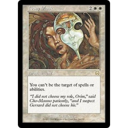 Ivory Mask (foil) | Mercadian Masques