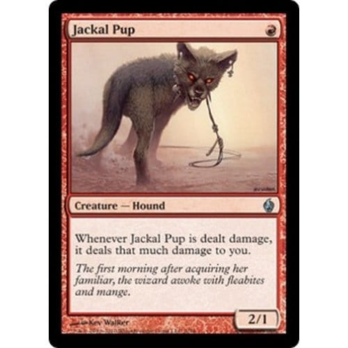 Jackal Pup (foil) | Premium Deck Series: Fire & Lightning