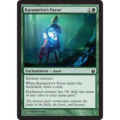 Karametra's Favor (foil)