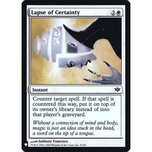 Lapse of Certainty (foil)
