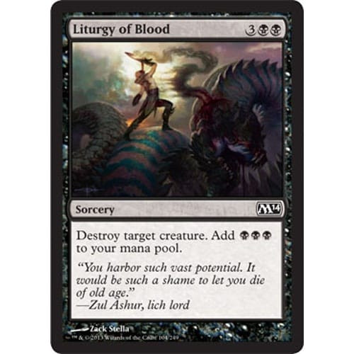 Liturgy of Blood | Magic 2014 Core Set